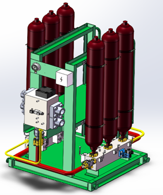 軋機標準蓄能器組
